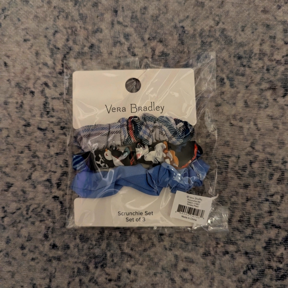 Vera Bradley Maddalena Medley Hair Scrunchies - Set of 3 - Picture 5 of 5